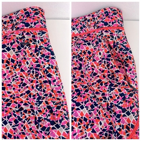 LADY Hagen Plus Size Multi Mosaic Print Active Athleisure Golf Stretch Skort 14 - Picture 5 of 8